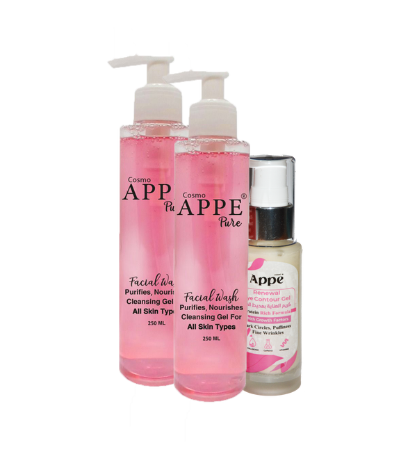 2 Pieces Appe cleansing gel + APPE renewal eye gel