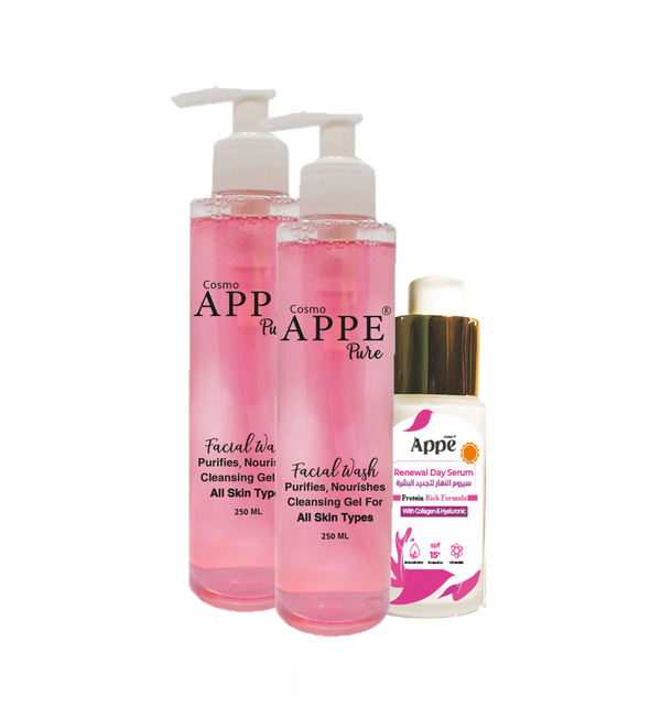 2 Pieces Nourishing Cleansing Gel + APPE Day Serum