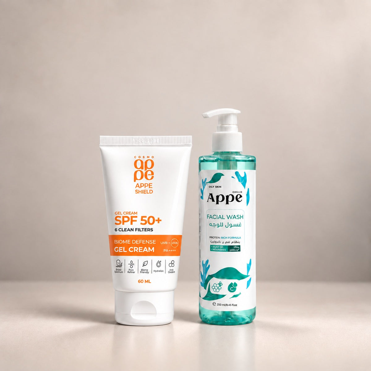 Sunscreen Biome defense & Facial wash for oily skin - Appearance Factors
