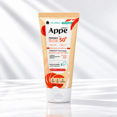 APPE ProShield Gel Sunscreen SPF 50+ 60 ml - Invisible Gel Cream Sunscreen - Appearance Factors