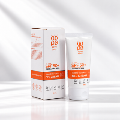 APPE Shield Biome Defense Sun Gel Cream SPF 50+ with box - Microbiome-Friendly Sunscreen - Appearance Factors